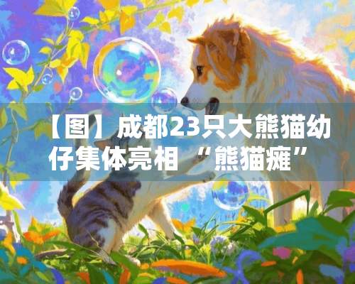 【图】成都23只大熊猫幼仔集体亮相 “熊猫瘫”萌翻全场！