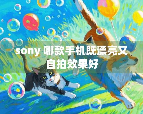 sony 哪款手机既漂亮又**效果好