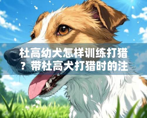 杜高幼犬怎样训练打猎？带杜高犬打猎时的注意事项