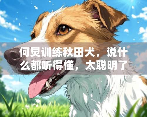 何炅训练秋田犬，说什么都听得懂，太聪明了