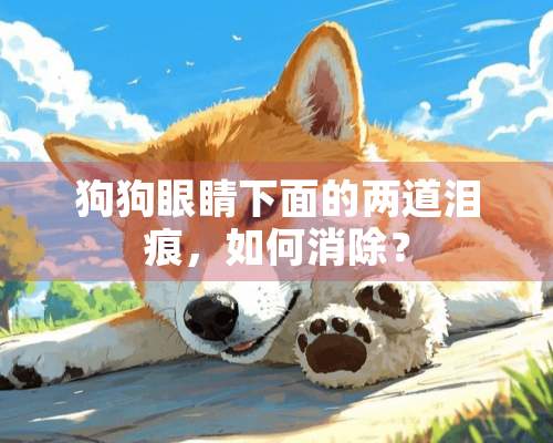 狗狗眼睛下面的两道泪痕，如何消除？