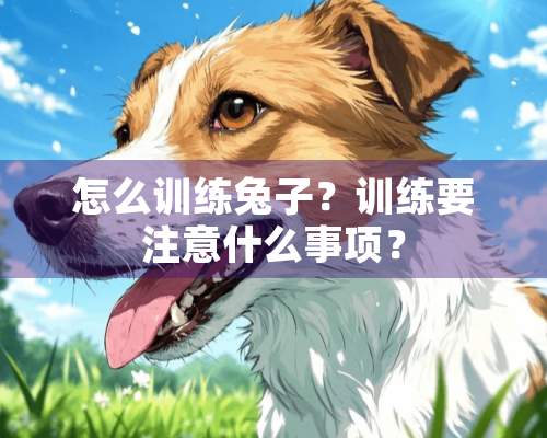 怎么训练兔子？训练要注意什么事项？