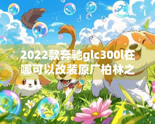 2022款奔驰glc300l在哪可以改装原厂柏林之声