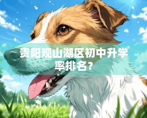 贵阳观山湖区初中升学率排名？