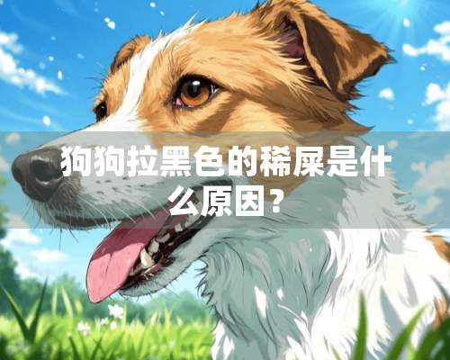 狗狗拉黑色的稀屎是什么原因？