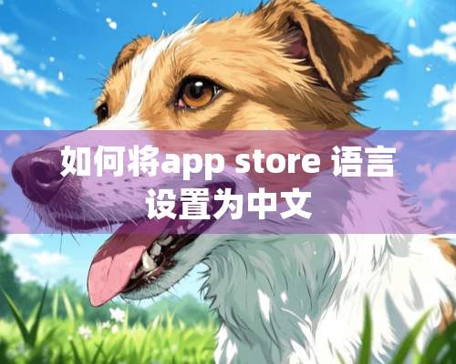 如何将app store 语言设置为中文