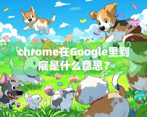 chrome在Google里到底是什么意思？