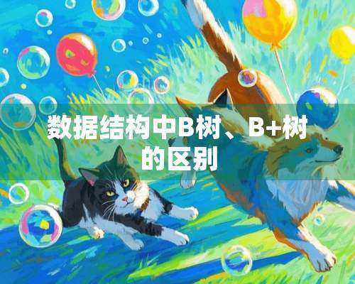 数据结构中B树、B+树的区别