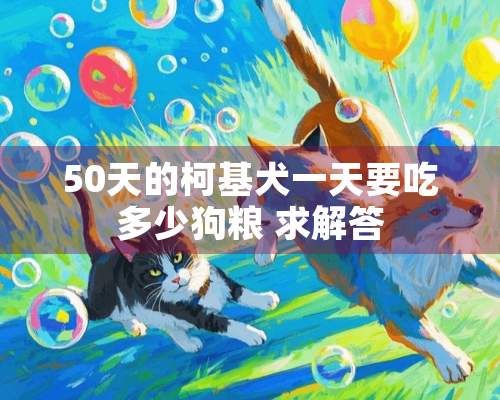 50天的柯基犬一天要吃多少狗粮 求解答