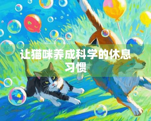 让猫咪养成科学的休息习惯