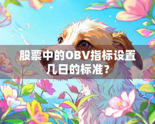 股票中的OBV指标设置几日的标准？