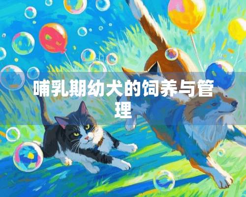 哺*期幼犬的饲养与管理