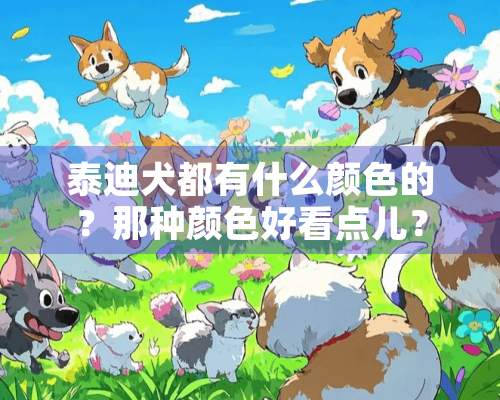 泰迪犬都有什么颜色的？那种颜色好看点儿？