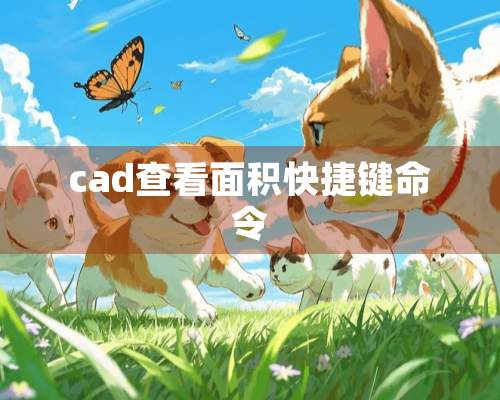 cad查看面积快捷键命令