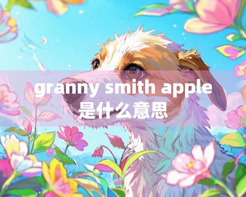 granny smith apple是什么意思