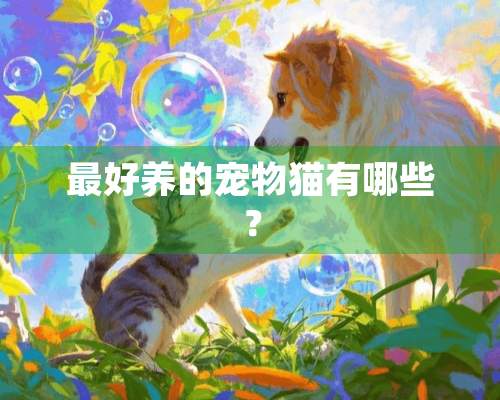 最好养的宠物猫有哪些？