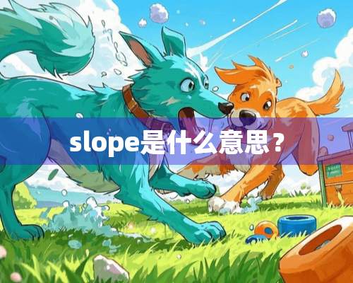 slope是什么意思？