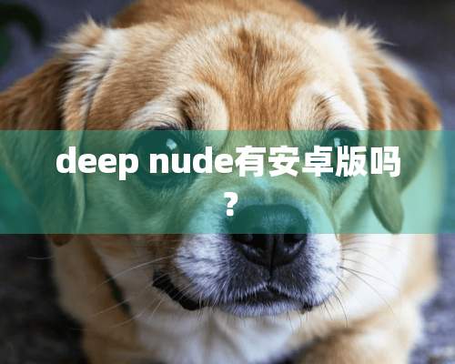 deep nude有安卓版吗？