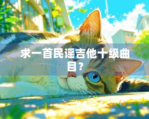 求一首民谣吉他十级曲目？