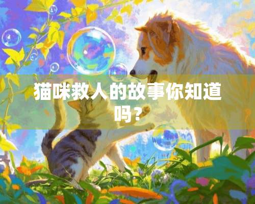 猫咪救人的故事你知道吗？