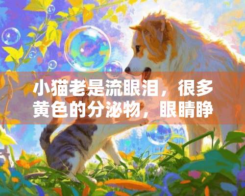 小猫老是流眼泪，很多**的分泌物，眼睛睁不开，还总是眨，怎么办？很着急啊！