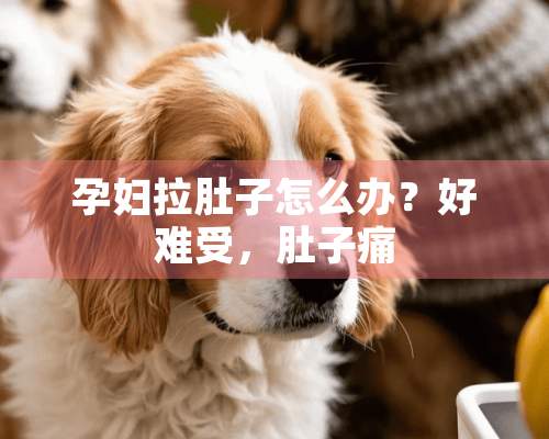 孕妇拉肚子怎么办？好难受，肚子痛