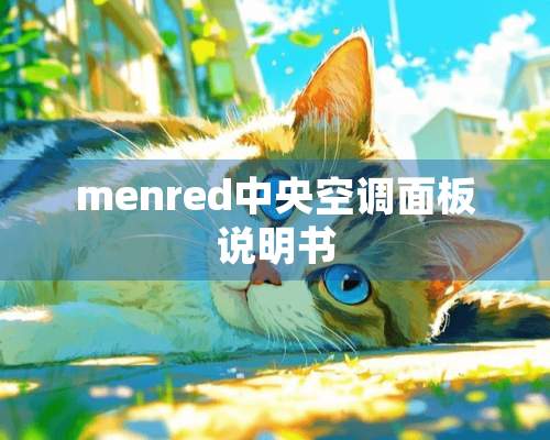 menred**空调面板说明书