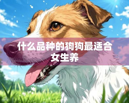 什么品种的狗狗最适合女生养