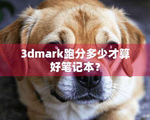 3dmark跑分多少才算好笔记本？