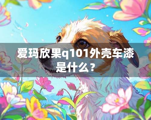 爱玛欣果q101外壳车漆是什么？