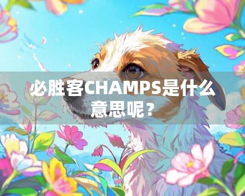 必胜客CHAMPS是什么意思呢？