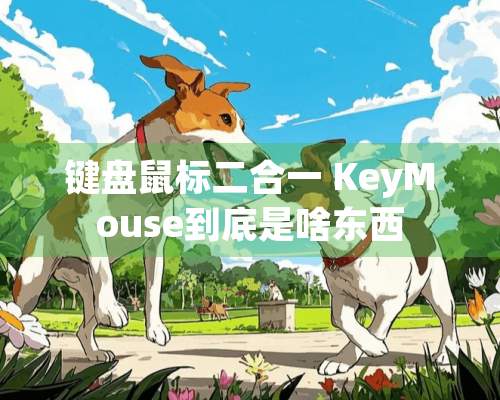 键盘鼠标二合一 KeyMouse到底是啥东西