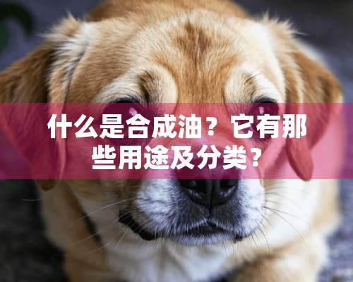 什么是合成油？它有那些用途及分类？