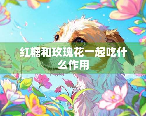 红糖和玫瑰花一起吃什么作用