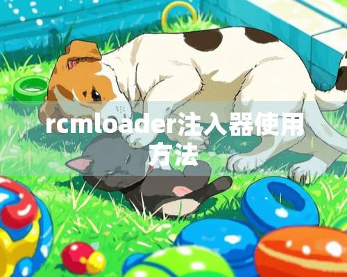 rcmloader注入器使用方法