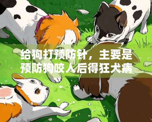 给狗打预防针，主要是预防狗咬人后得狂犬病的，请问得给狗打什么针？打几次？