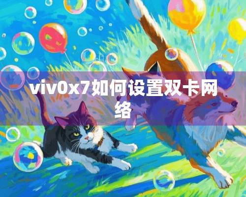 viv0x7如何设置双卡网络