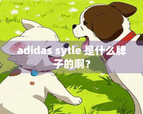 adidas sytle 是什么牌子的啊？