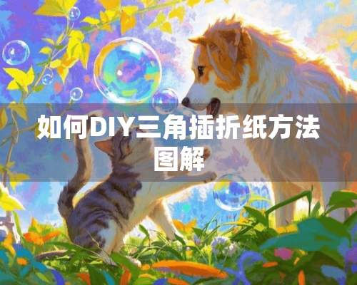 如何DIY三角插折纸方法图解