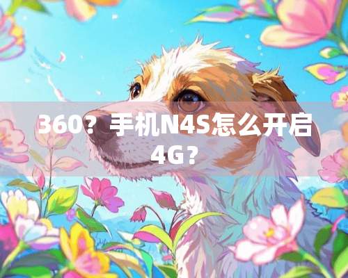 360？手机N4S怎么开启4G？