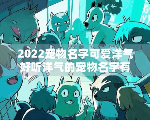 2022宠物名字可爱洋气好听洋气的宠物名字有哪些