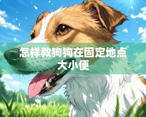 怎样教狗狗在固定地点大小便