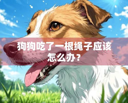 狗狗吃了一根绳子应该怎么办？