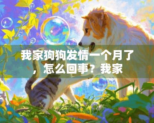 我家狗狗发情一个月了，怎么回事？我家