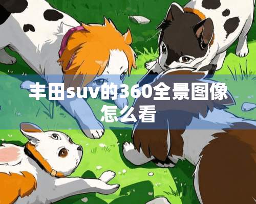 丰田suv的360全景图像怎么看