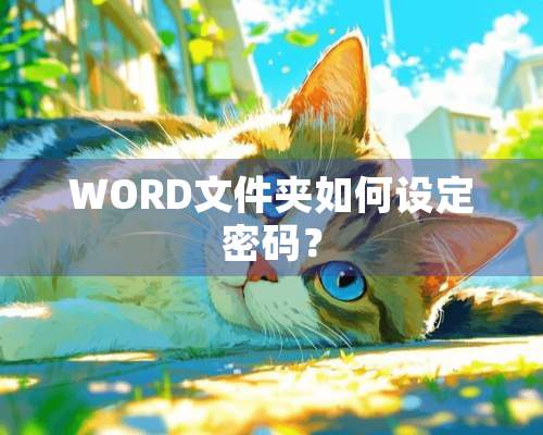 WORD文件夹如何设定密码？