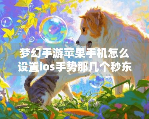 梦幻手游苹果手机怎么设置ios手势那几个秒东西的键