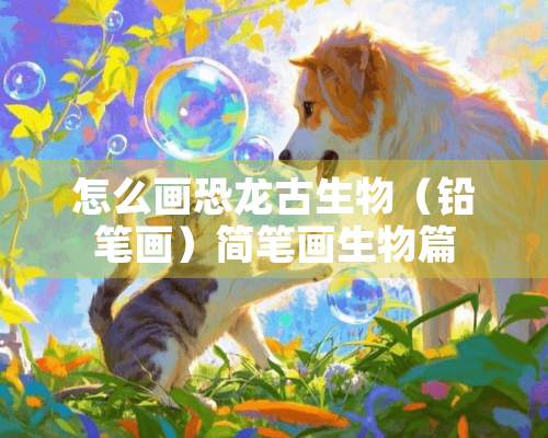 怎么画恐龙古生物（铅笔画）简笔画生物篇