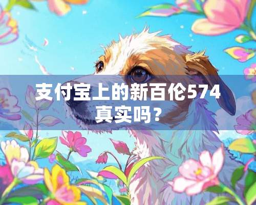 支付宝上的新百伦574真实吗？