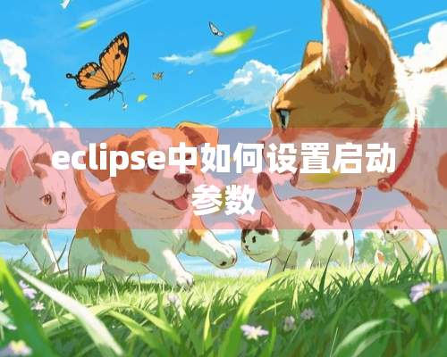 eclipse中如何设置启动参数